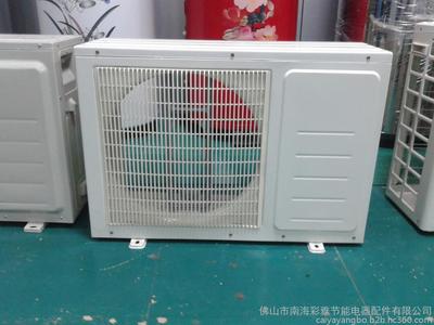 【推荐产品】全新 空调用1.5P钣金双排冷凝器电机风叶高低压阀.电容 端子图片_高清图_细节图